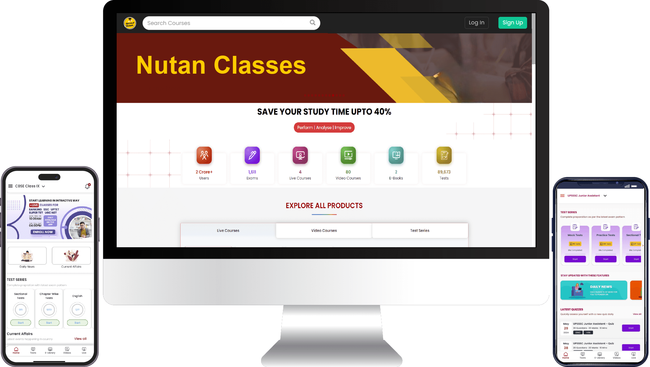 Nutan Classes single feature